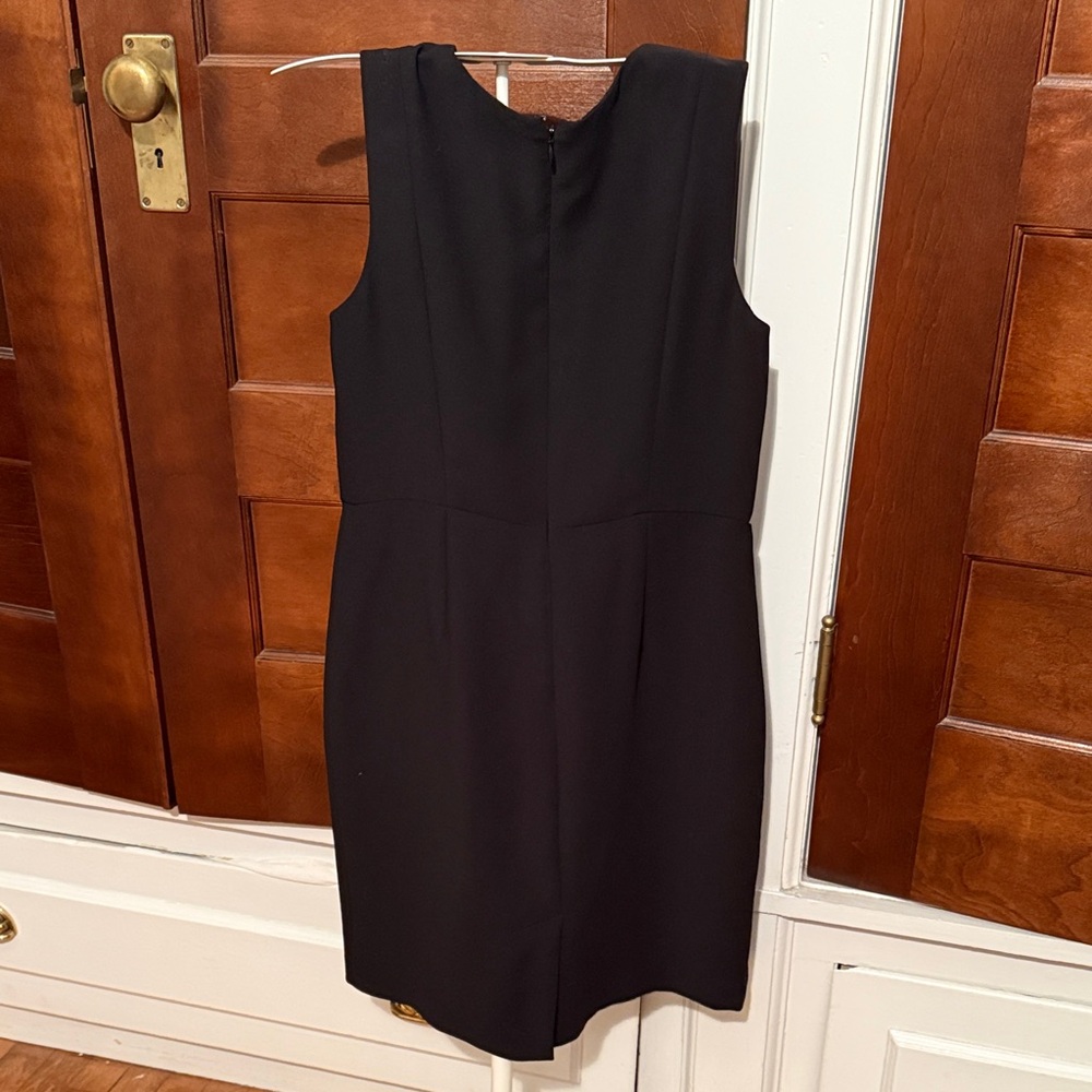 Talbots Black Sleeveless Side ruffle  Dress- worn once. Retail‎ 169 - Picture 5 of 6